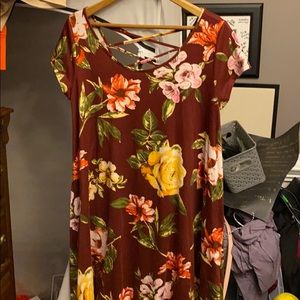 Floral Short sleeve dress